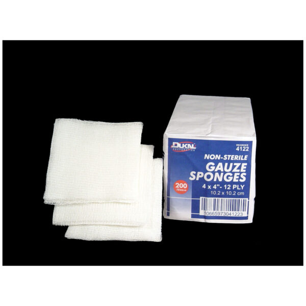 DUKAL WOVEN COTTON GAUZE SPONGES